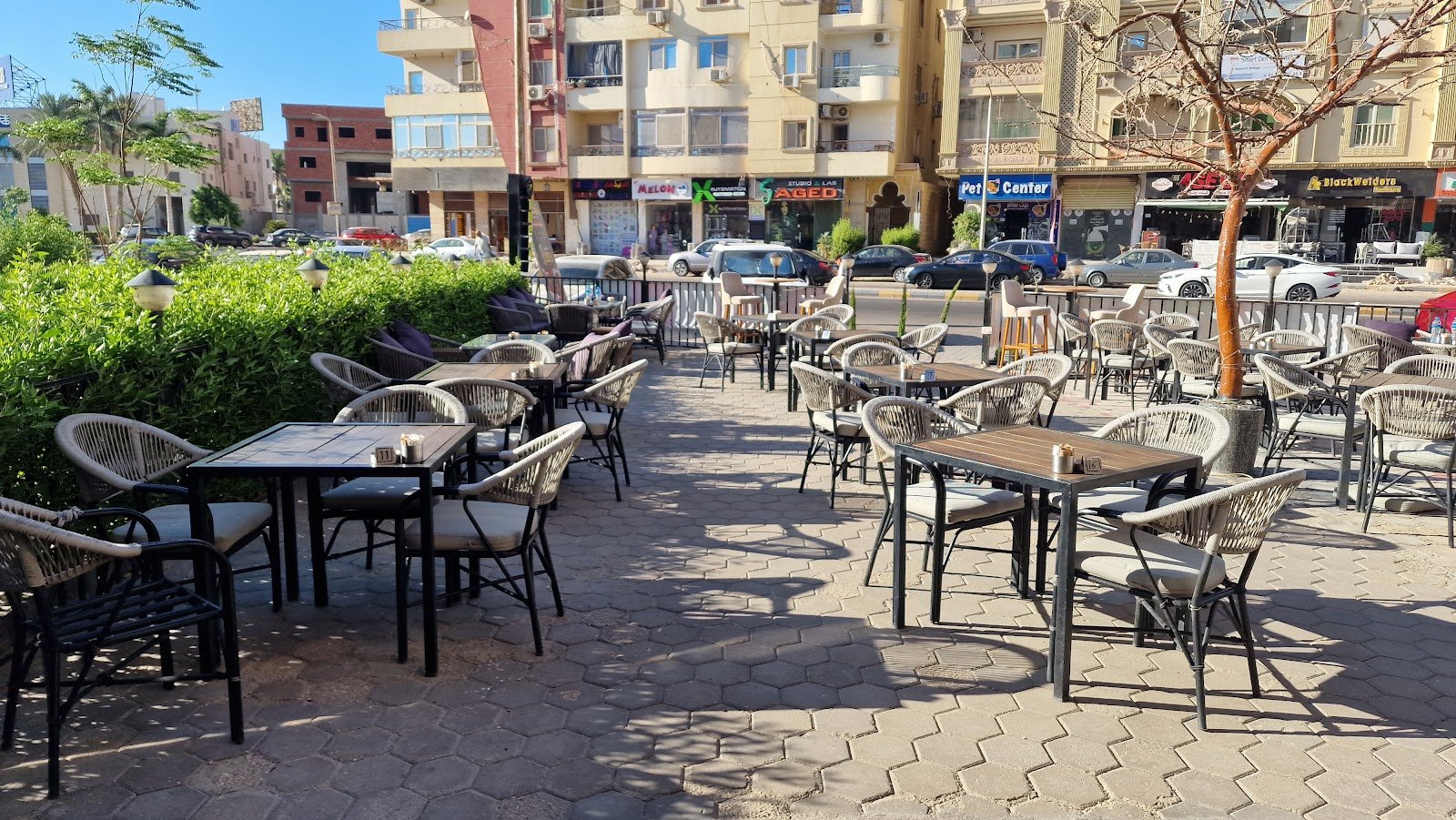 Tucana outdoor terrace seating